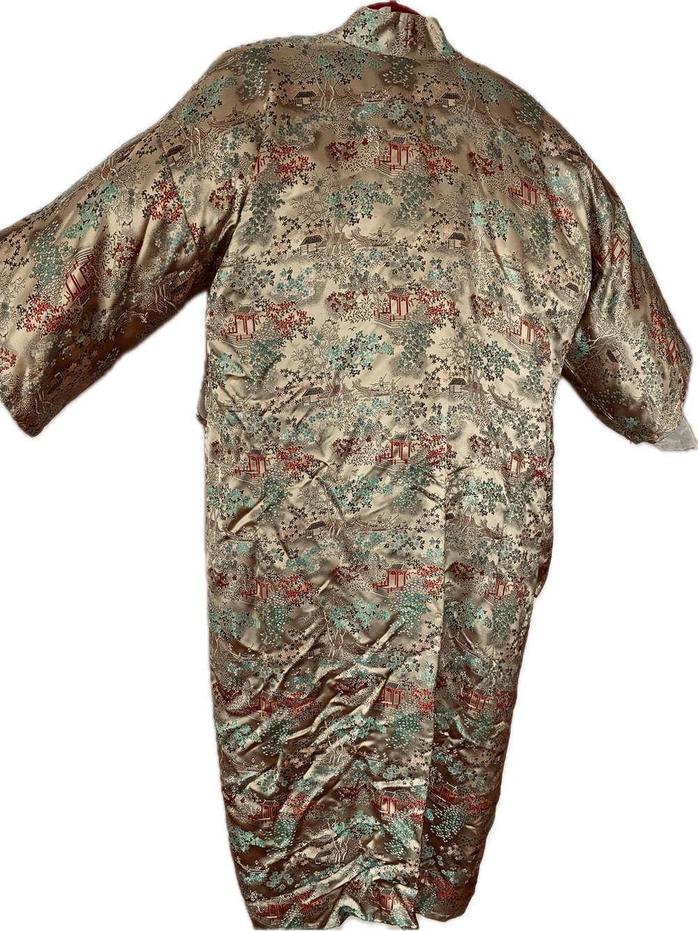Vintage 1980’s, Hangzhou China 100% Silk Robe, Collector Grade, Original Tags-M - Picture 14 of 14